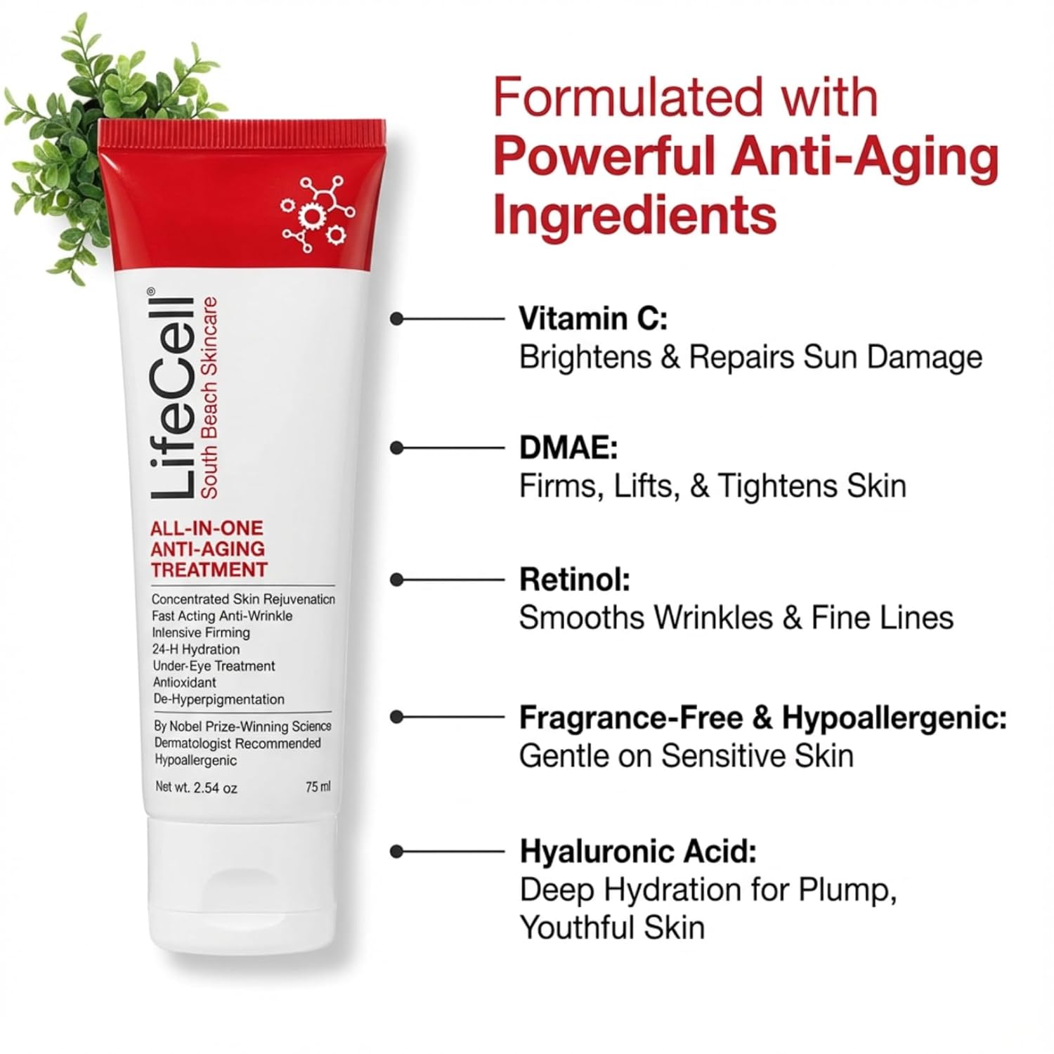 LifeCell® Skin – All In One Anti-Aging Treatment (2.54 oz / 75 ml)